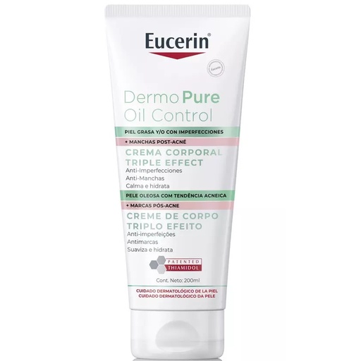 [4006000077727] DermoPure Oil Control Crema Corporal 200 mL Eucerin
