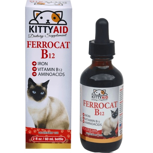 [714193509690] Kitty Aid Ferrocat B12 Gatos 60 mL Interfarma