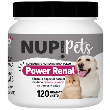 [7804675560141] Nup! Pets Power Renal Perros Gatos Polvo Oral 120 g