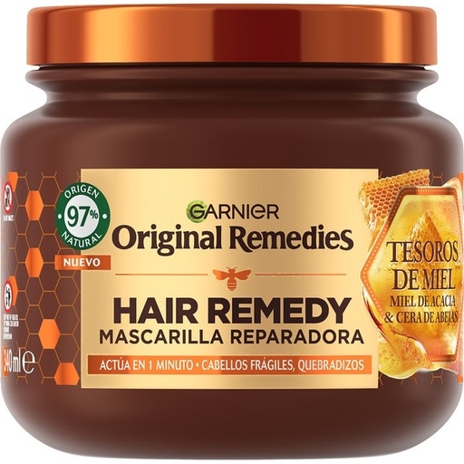 [3600541738867] Garnier Hair Original Remedies Tesoros de Miel Máscara Capilar Intensa 300 mL L'Oréal