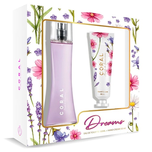 [7804902048060] Coral Dreams Estuche Eau de Toilette 100 mL + Crema de Manos 50 mL Davis