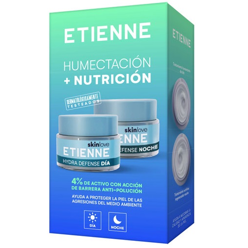 [7804902049197] Etienne Humectación y Nutrición Pack Crema de Día y de Noche 50+50 mL
