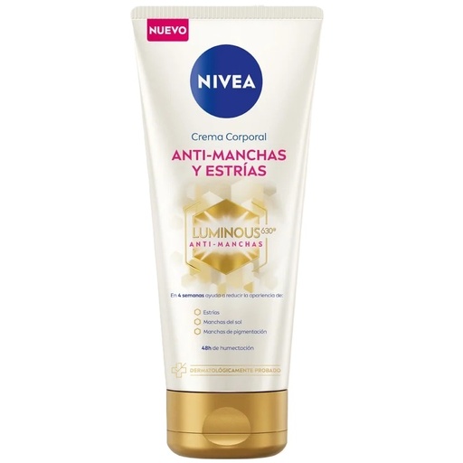 [4006000058917] Nivea Body Luminous 630° Crema Corporal Anti Manchas y Estrías Luminous 200 mL Beiersdorf