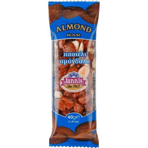 [5201041015519] Jannis Barra De Almendras 40 g