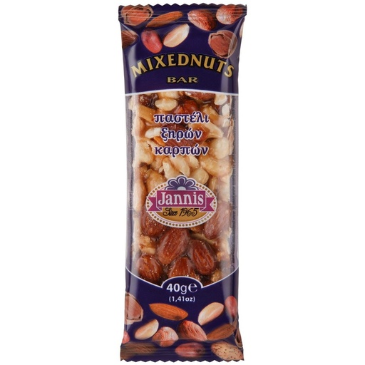 [5201041015526] Jannis Barra Mix Frutos Secos 40 g