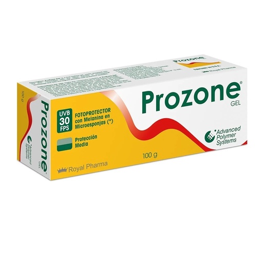 [7800059007042] Prozone Gel FPS 30 Bloqueador con Melanina Gel 100 g Royal Pharma