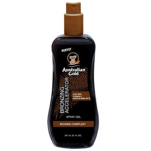 [054402730348] Australian Gold Bronzer Accelerator Acelerador de Bronceado Spray Gel 237 mL Maver