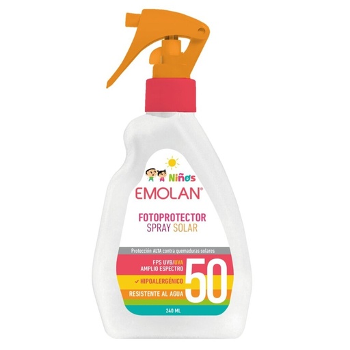 [7800004005291] Emolan Niños FPS 50 Fotoprotector Spray Solar Trigger 240 mL