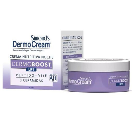 [7804945026360] Simond's DermoCream DermoBoost Lift Crema Nutritiva Noche 50 mL