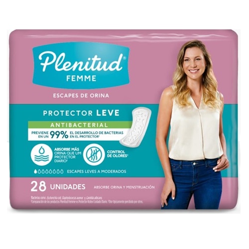 [7794626010859] Plenitud Femme Protector Incontinencia Urinaria Leve 28 Unidades
