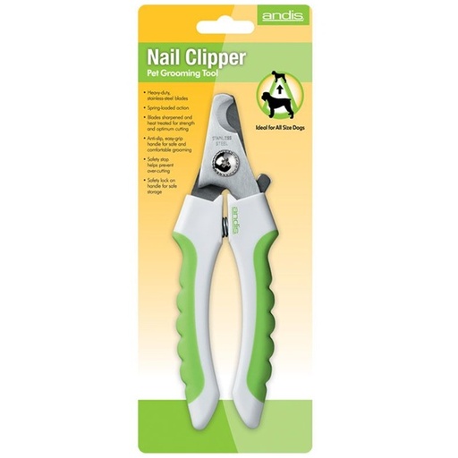 [040102685750] Andis Nail Clipper Cortauñas Alicate Profesional Acero Inox Perro/Gato