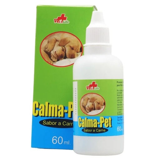 [900600100028] Calma-Pet Perros Solución Oral Sabor Carne 60 mL VetLife