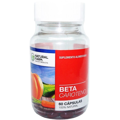 [2087667543000] Betacaroteno 60 Cápsulas Natural Farm