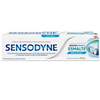 [7794640170133] Sensodyne Sensibilidad y Esmalte Blanqueadora Pasta de Dientes 100 g GSK