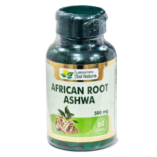 [10117004] Ashwagandha (African Root) 500 mg 60 Cápsulas SolNatura