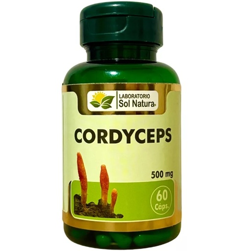 [10117016] Cordyceps 500 mg 60 Cápsulas SolNatura