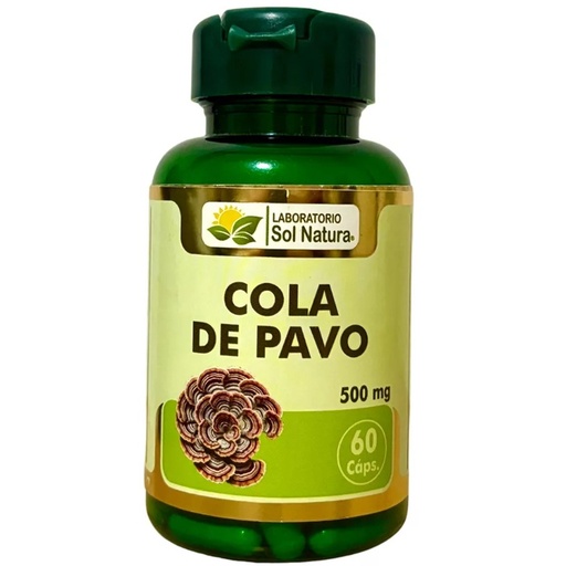 [10117014] Cola de Pavo 500 mg 60 Cápsulas SolNatura