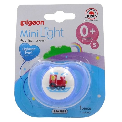 [402508782371] Pigeon Chupete Entretención Mini Light Silicona 0m+