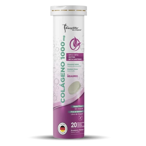 [4022679133762] Beaumix 20 Tabletas de Colágeno Hidrolizado Efervescente Easy Life