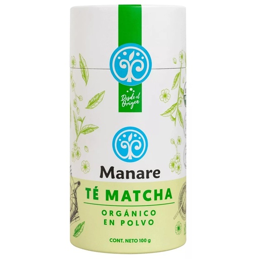 [7804651860241] Té Matcha Orgánico Polvo 100 g Manare