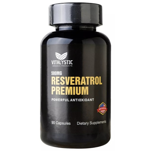 [9950311379351] Resveratrol Premium 90 Cápsulas Vitalystic