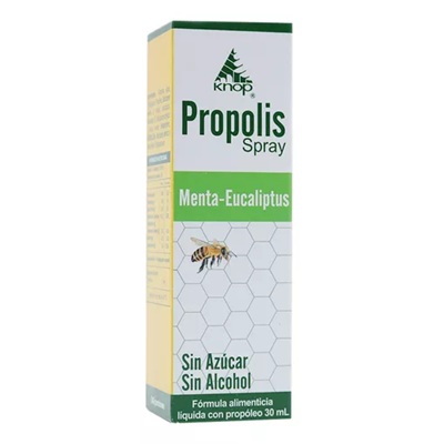 [7803504000834] Propolis Propóleo Spray Menta-Eucaliptus 30 mL Knop Natural