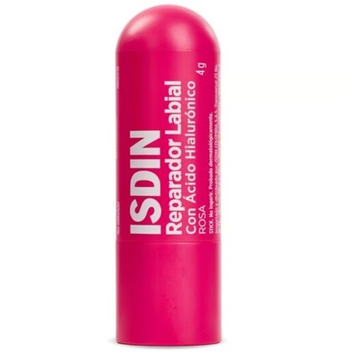 [8429420292871] Isdin Reparador Labial Stick Rosa con Ácido Hialuronico 4 g