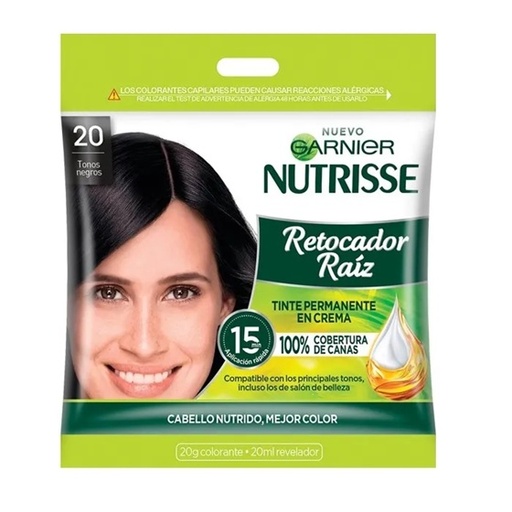[8901526566020] Garnier Nutrisse Retocador de Raíz 20 Negros