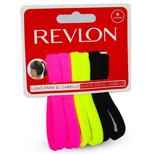 [761318231301] Revlon 6 Collets Suaves Colores Sin Metal