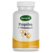 [737186534226] Springlife Propóleo + Vitamina C 40 Cápsulas