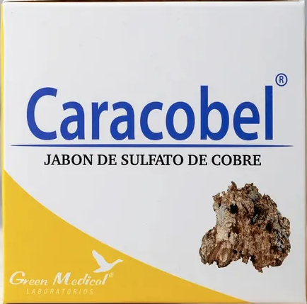 [6948169312722] Caracobel Jabón de Sulfato de Cobre 100 g Green Medical