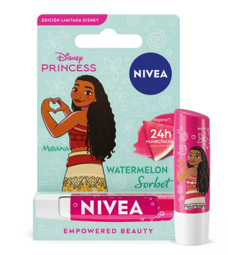 [4006000157283] Nivea Protector Labial Princess Watermelon Sorbet 4,8 g