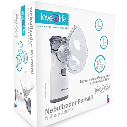 [737186534042] Nebulizador Portátil Niños y Adultos Love & Life