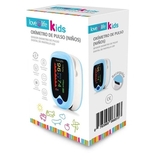 Oxímetro Saturómetro de Pulso Infantil Love & Life