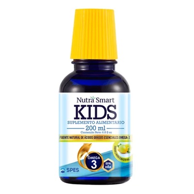 [7805350001249] Nutra Smart Kids Omega 3 Solución Oral Sabor Limón 200 mL Spes