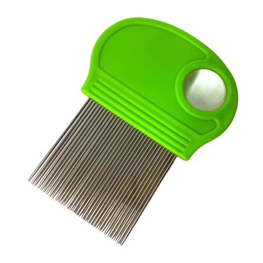 [793969345687] Peine Acero Pediculosis Sacapiojos con Lupa