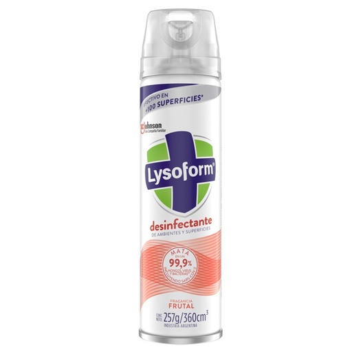 [7790520014207] Lysoform Desinfectante de Ambiente en Aerosol Frutal 257g/360mL