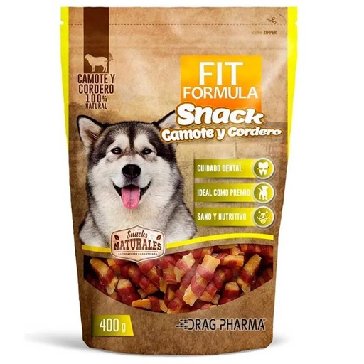 [7800006011382] Fit Formula Perros Snack Camote y Cordero 400 g