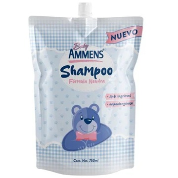 [7502311690497] Baby Ammens Shampoo Neutro Antilágrimas Hipoalergénico 750 mL Durandin