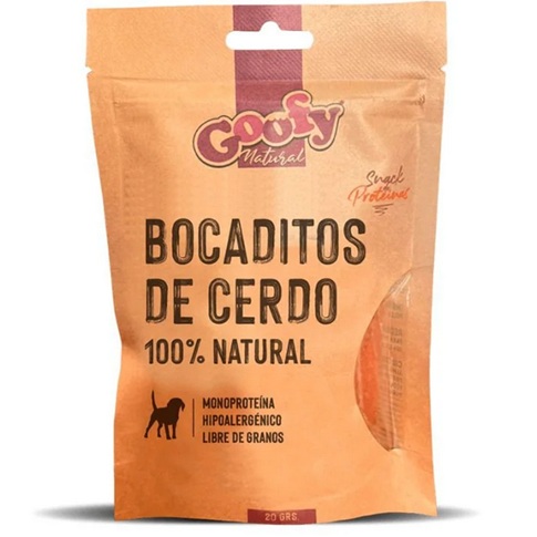 [7805505012007] Goofy Natural Snacks Bocaditos de Cerdo 20 g