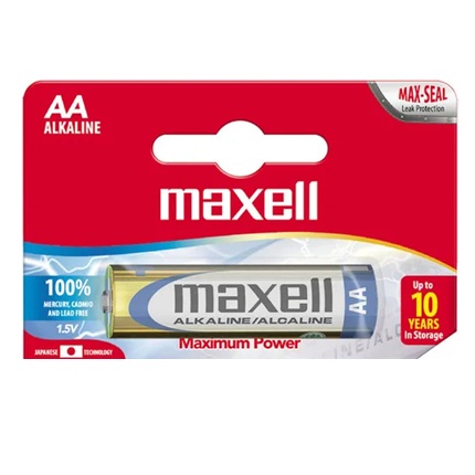 [025215720727] Maxell Pila Alcalina AA 1,5V 1 Unidad