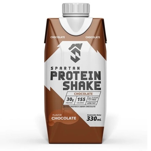 [7804676660611] Spartan Protein Shake Sin Azucar Chocolate 330mL