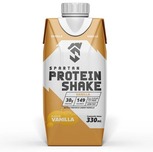 [7804676660642] Spartan Protein Shake Sin Azucar Vainilla 330mL