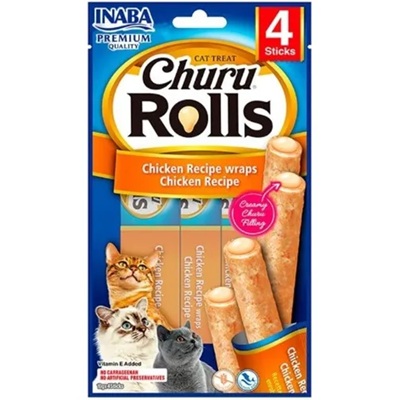 [854871008982] Churu Rolls Pollo para Gatos 4 sachet x 10 g