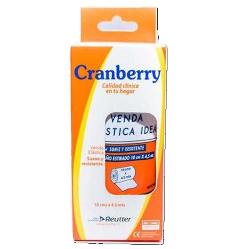 [7806130006782] Venda Elástica Ideal 10 cm x 4,5 m Reutter Cranberry