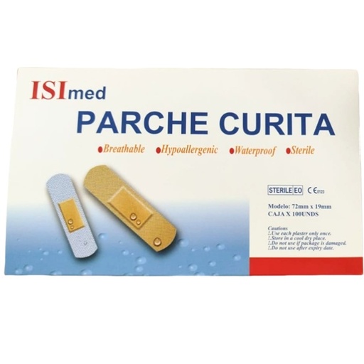 [7804680940129] Isimed Parches Curita Clásicos 100 Unidades