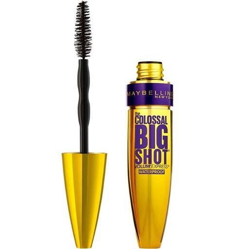 Maybelline The Colossal Big Shot Negro Waterproof Mascara de Pestañas