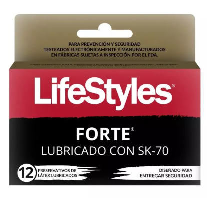 [7804918450055] Lifestyles Forte 12 Preservativos Prater