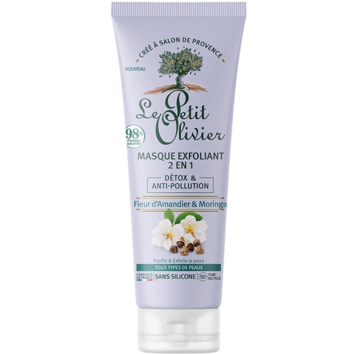 [3549620040081] Mascarilla Exfoliante 2en1 75 mL Le Petit Olivier