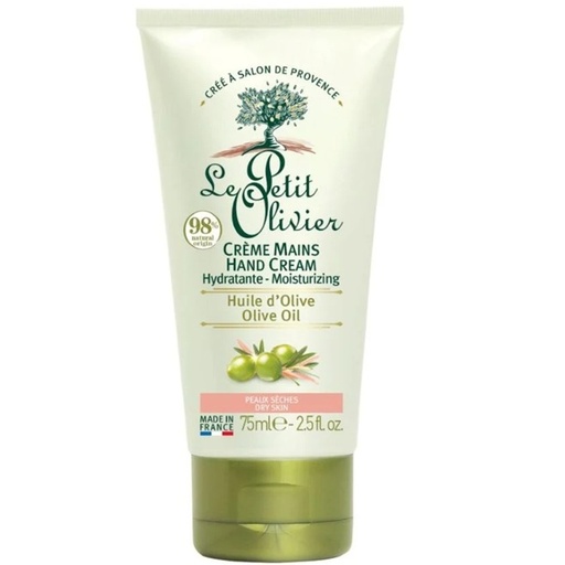 [3549621011677] Crema de Manos Hidratante con Aceite de Oliva 75 mL Le Petit Olivier